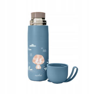 Nuvita termoska na nápoje, 0,4 l, modrá